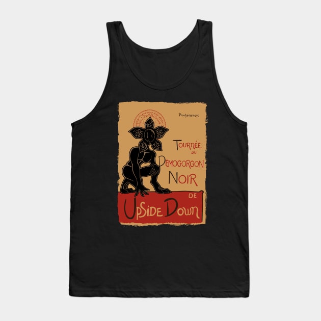 Tournée du Demogorgon Noir Tank Top by jasesa